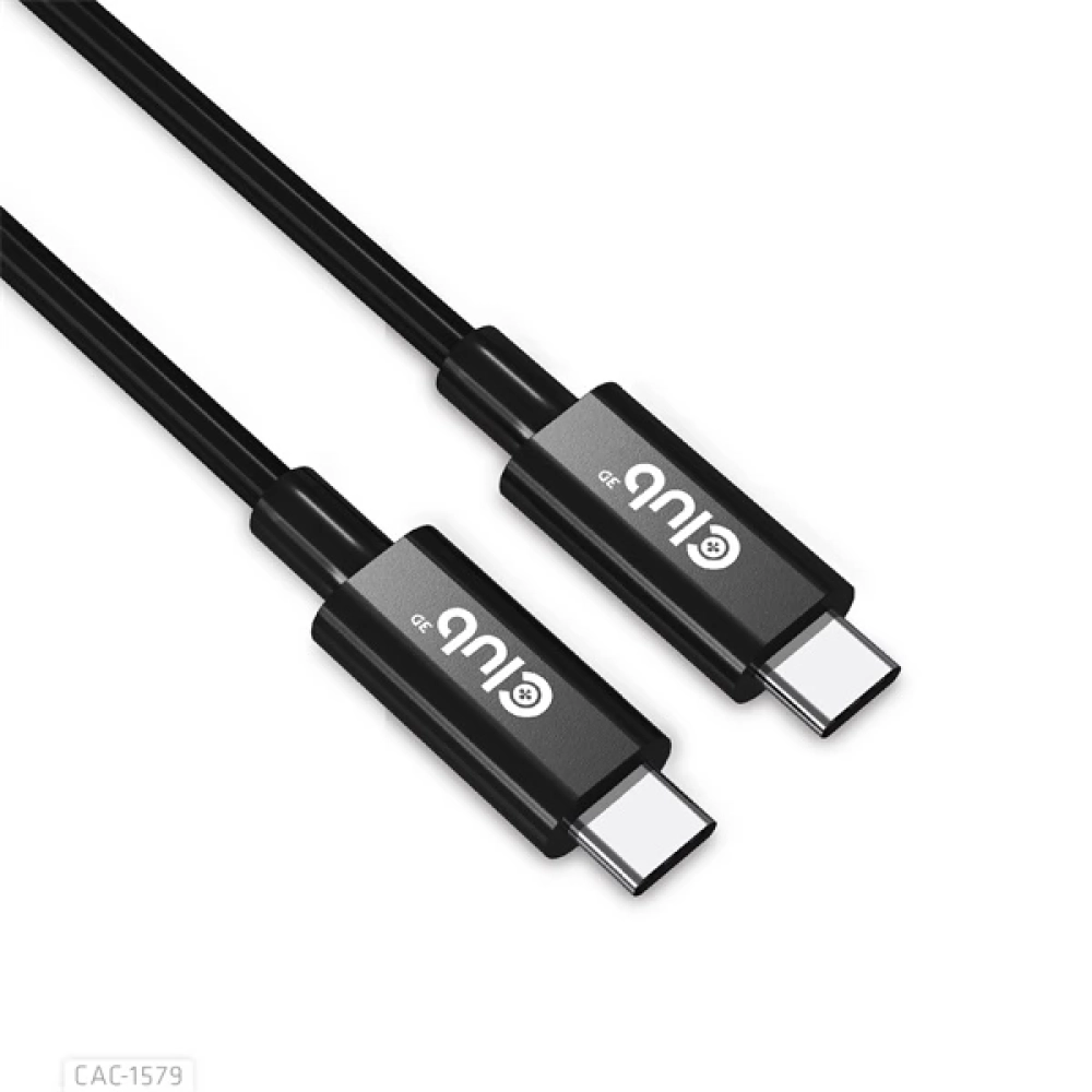 CLUB3D USB 4.0 Type C veza Crno 3m CAC-1579
