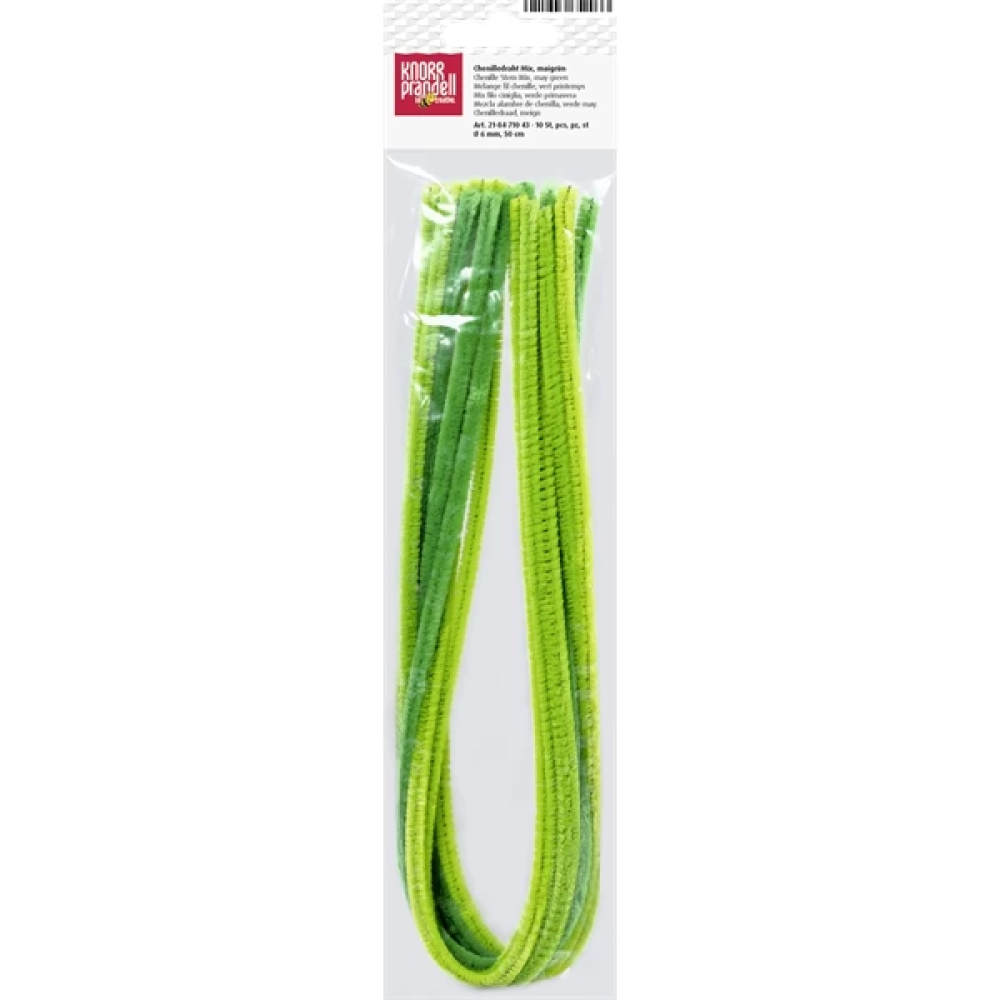 BRUNNEN Knorr Prandell 6 mm zsenília drót 10 pieces green