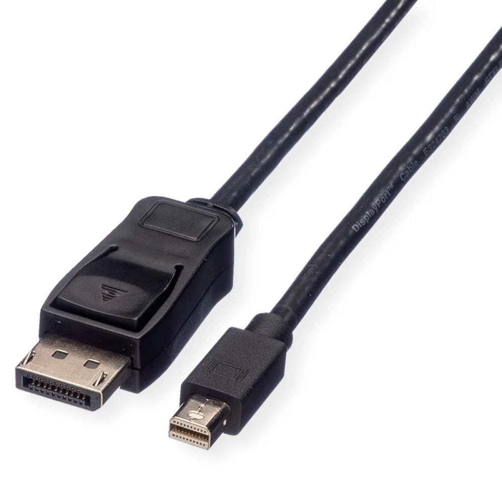 VALUELINE DisplayPort Mini DisplayPort transformator Crno 2m 11.99.5635