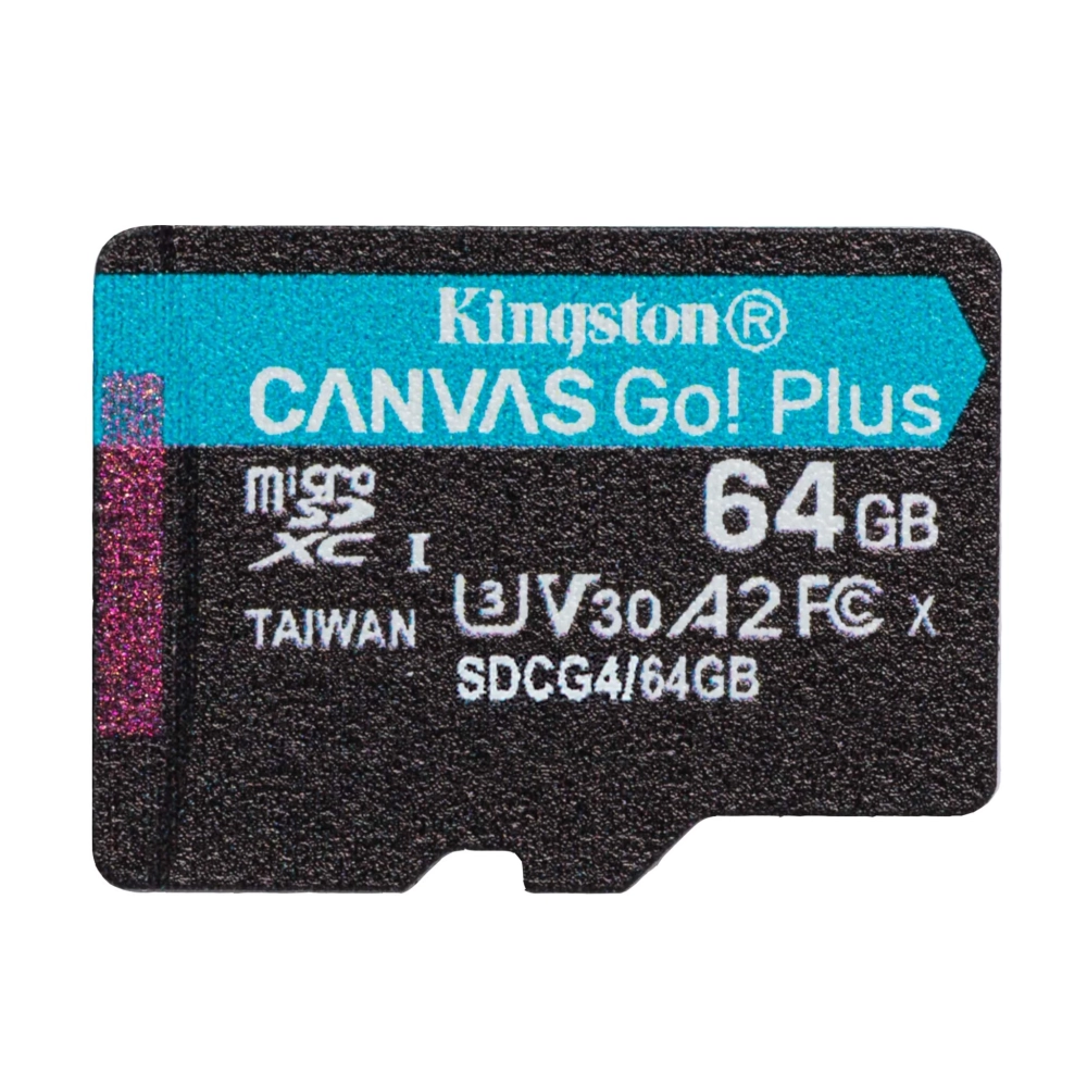 KINGSTON Canvas Go! Plus 64GB MicroSDXC 160 MB/s SDCG4/64GBSP