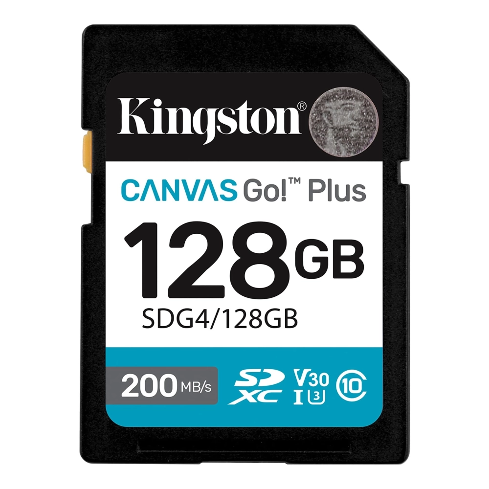 KINGSTON Canvas Go! Plus 128GB SDXC 100 MB/s SDG4/128GB