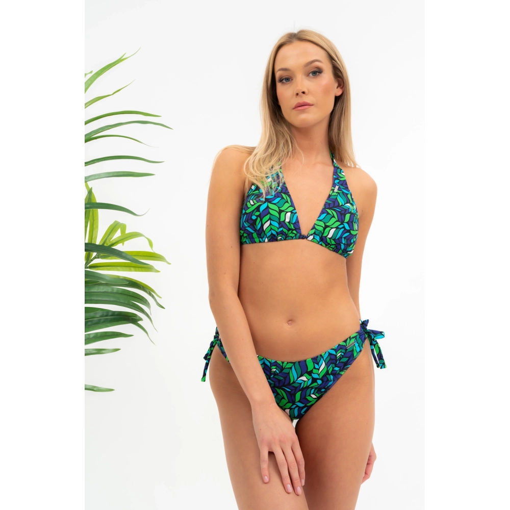 BUDMIL Bikini alsó Női L kék-zöld