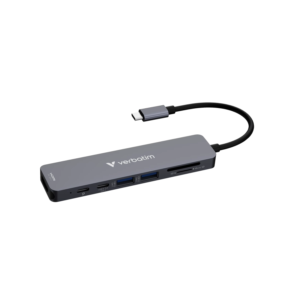VERBATIM USB-C Essentials Multiport Hub 7 ports