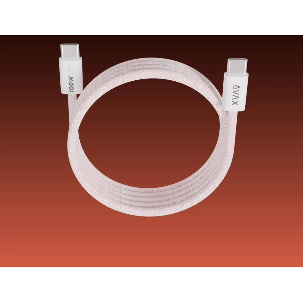 AVAX USB 2.0 Type C Connector Pink 1m CB610P