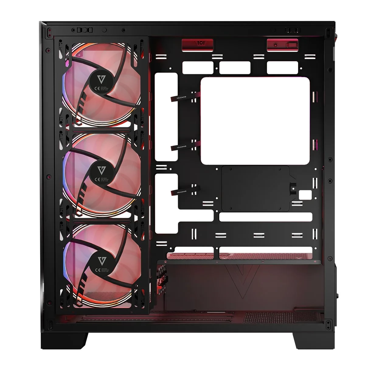 MODE COM Volcano Space Apex ARGB TG negru - iPon.ro