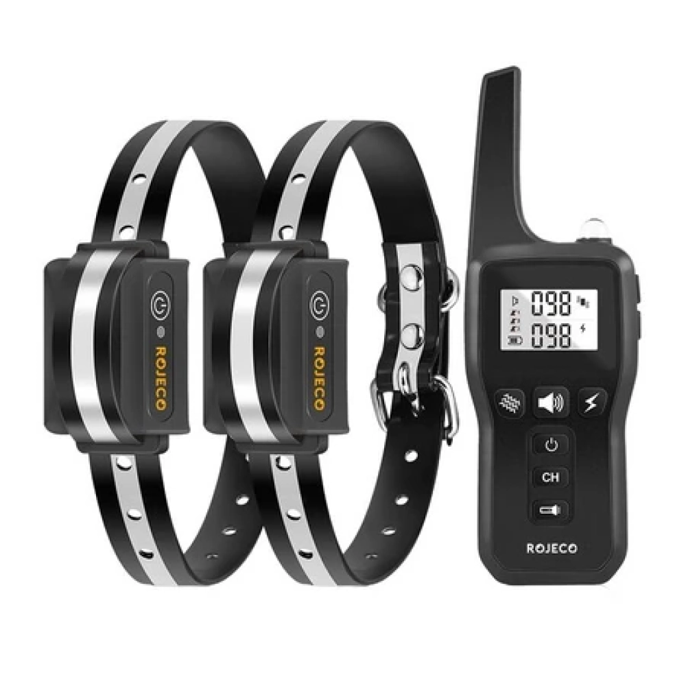 ROJECO PD529 Electronic training collar 1000m 2pcs black