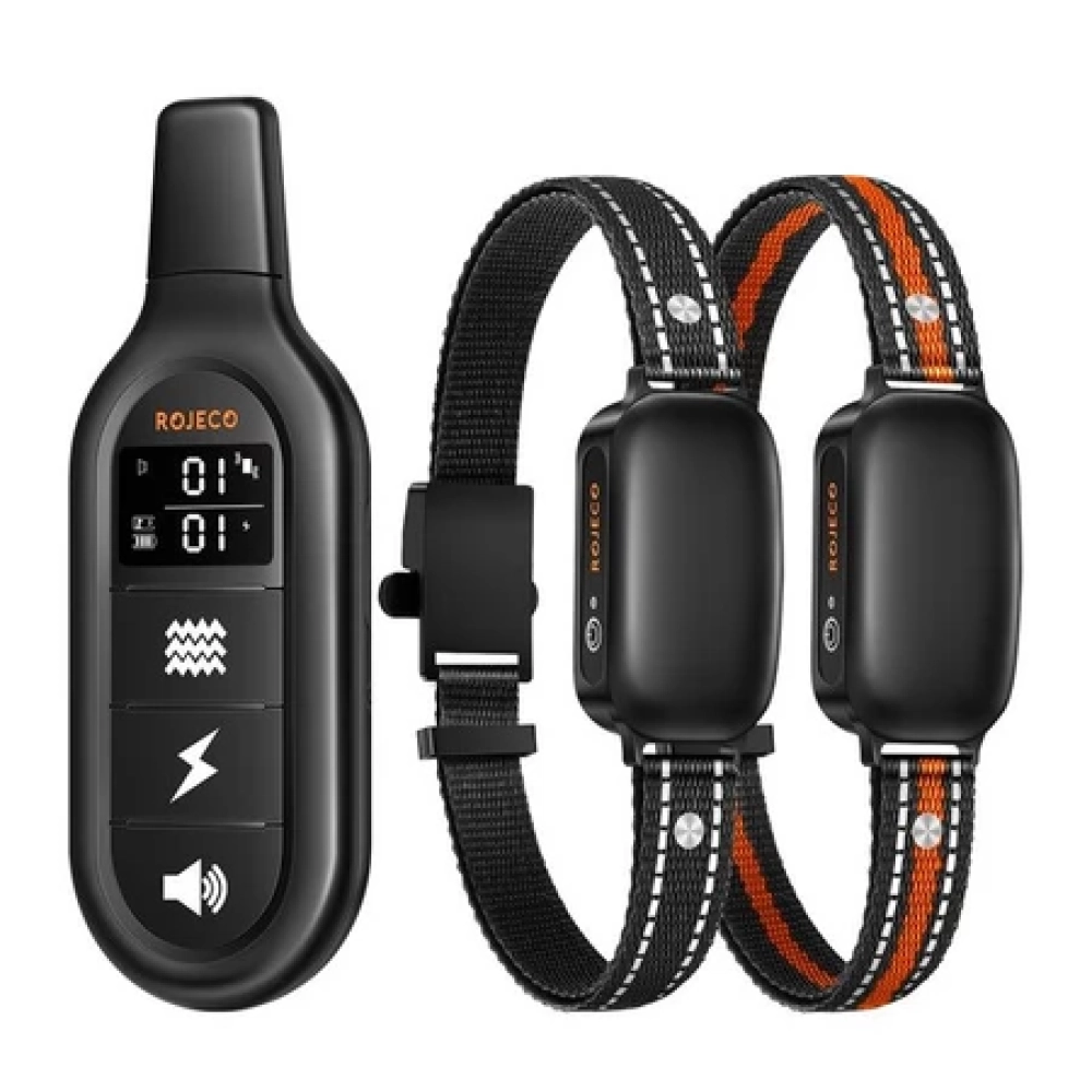 ROJECO PD521 Electronic training collar 1000m 2pcs black