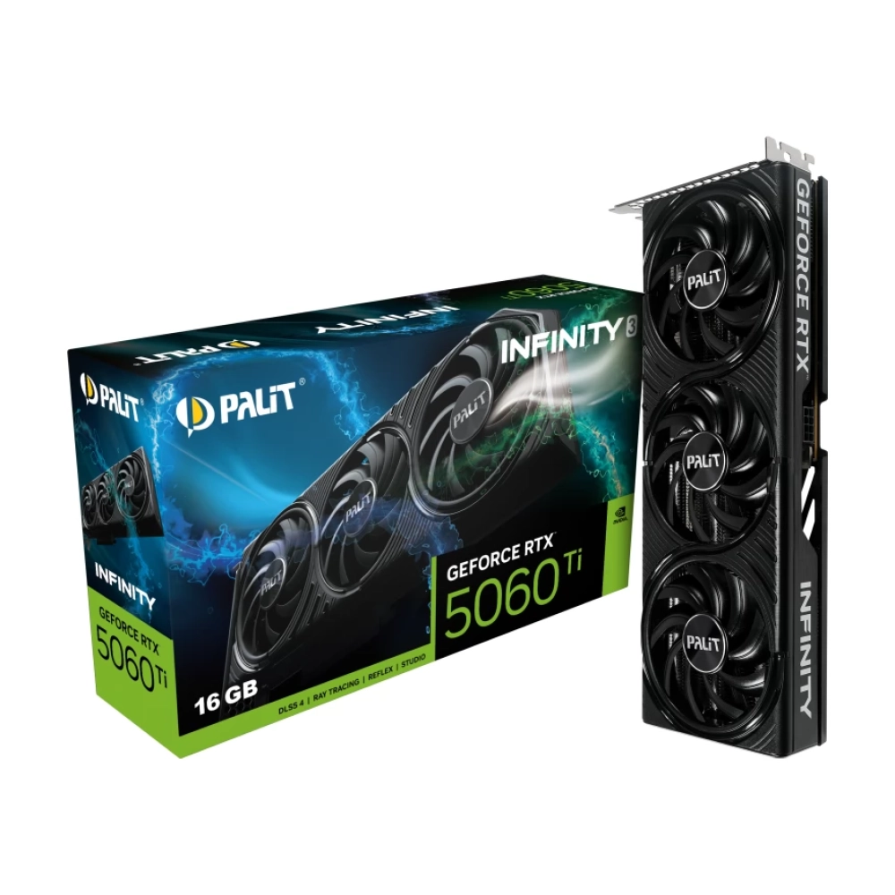 PALIT NE7506T019T1-GB2061S Infinity 3 GeForce RTX 5060 Ti 16GB GDDR7 DLSS4