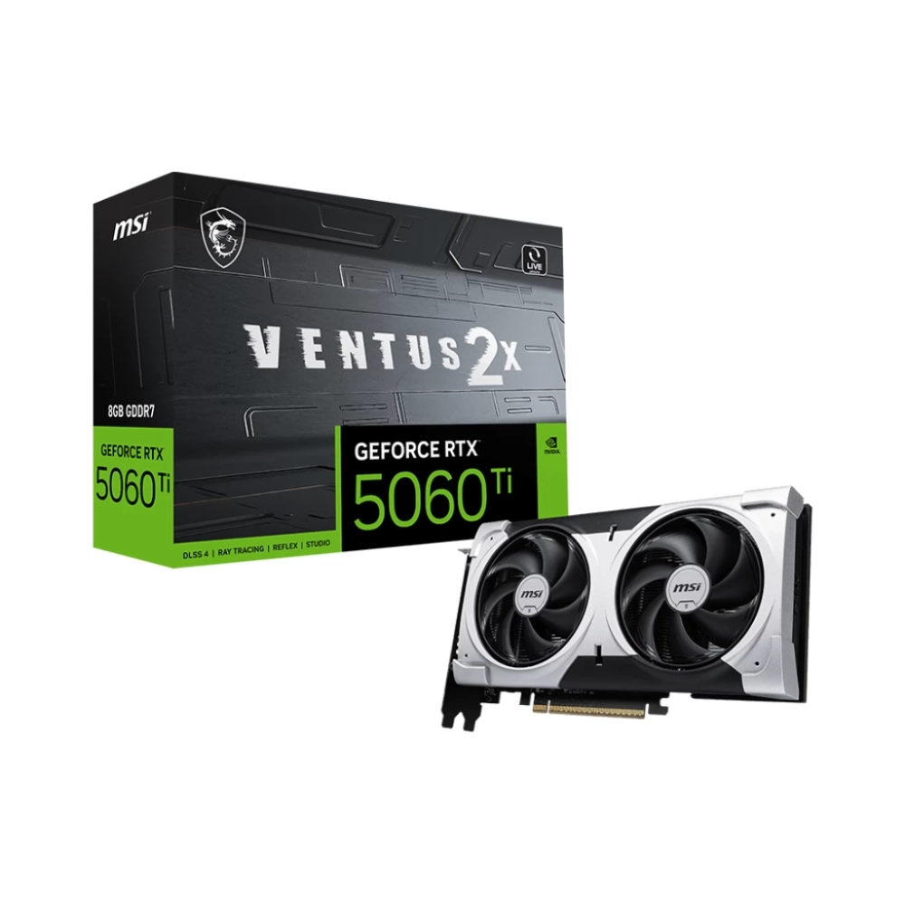 MSI VENTUS 2X PLUS GeForce RTX 5060 Ti 8GB GDDR7 DLSS4