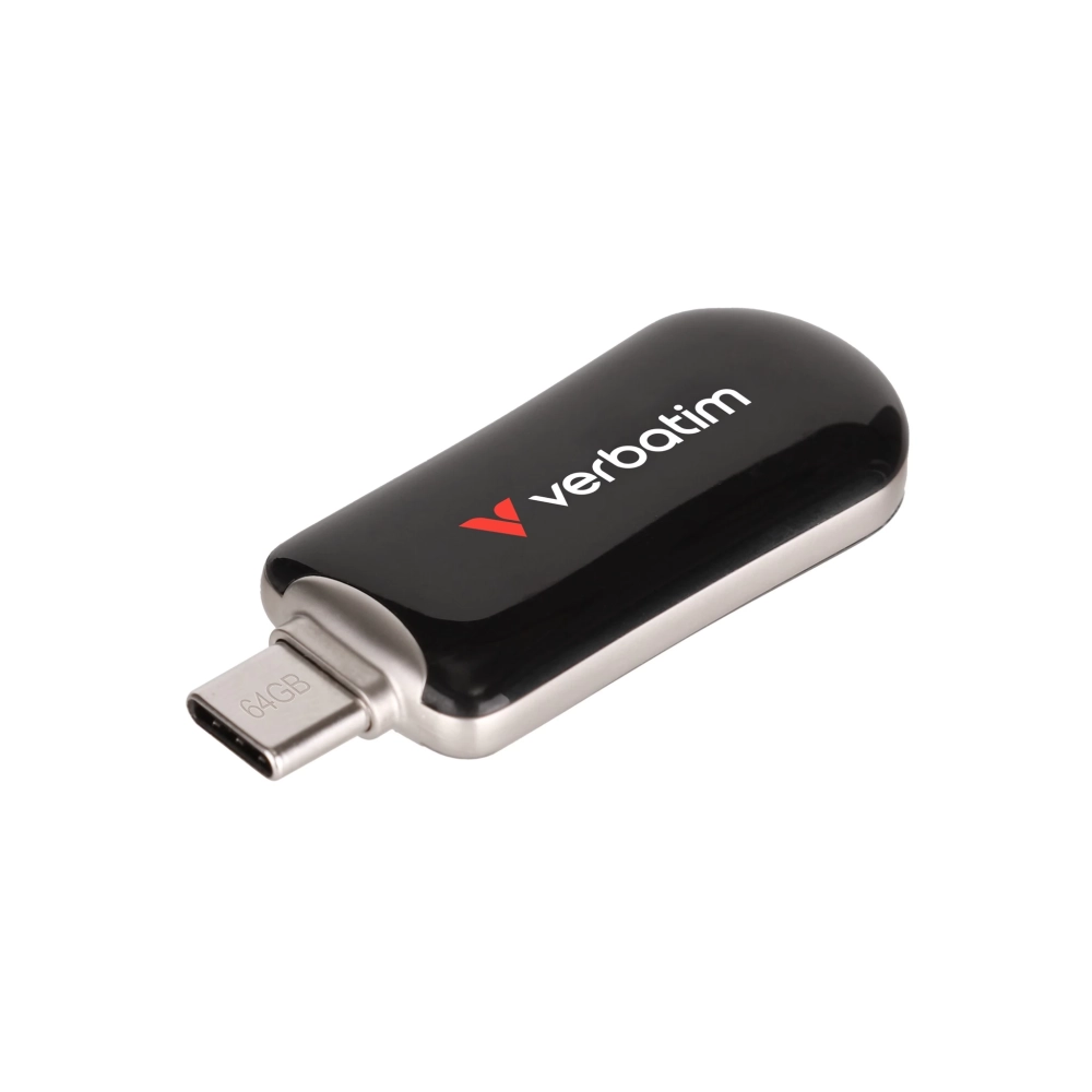 VERBATIM Plectra 64GB USB 3.2 Gen 1 Type C Black