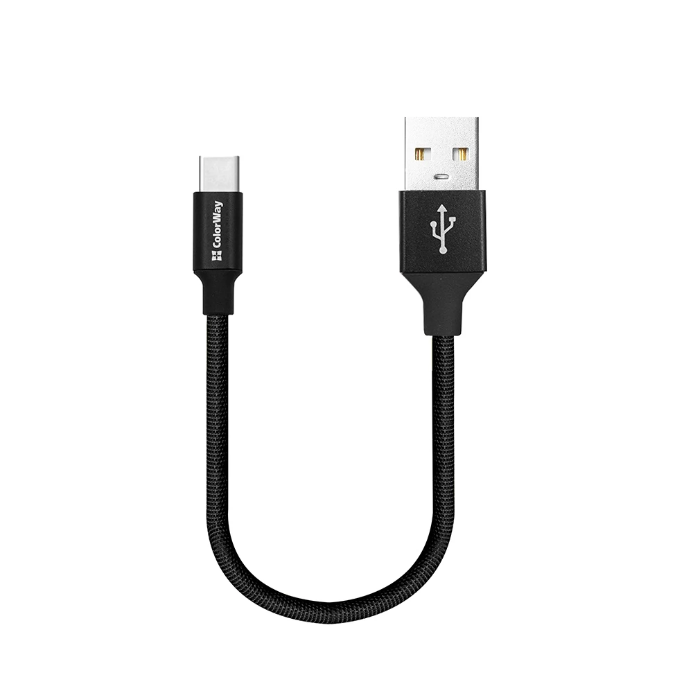COLORWAY USB 2.0 Type C Converter Black 25cm CW-CBUC048-BK