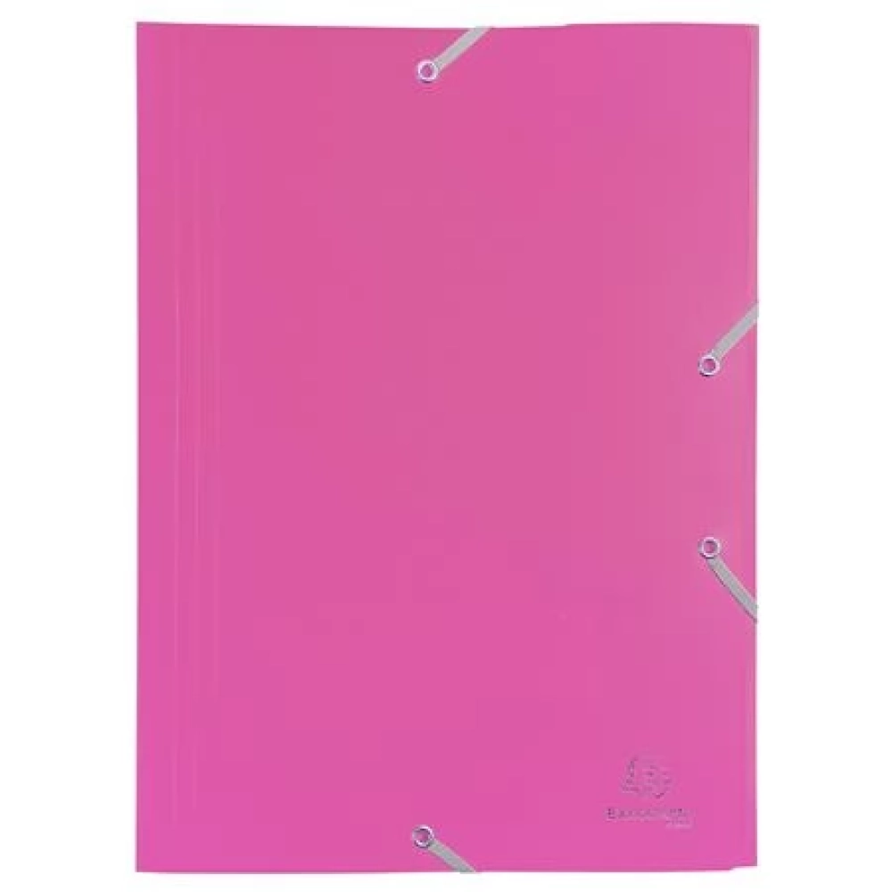 EXACOMPTA Opaque Gumis mappa PP A4 fukszia