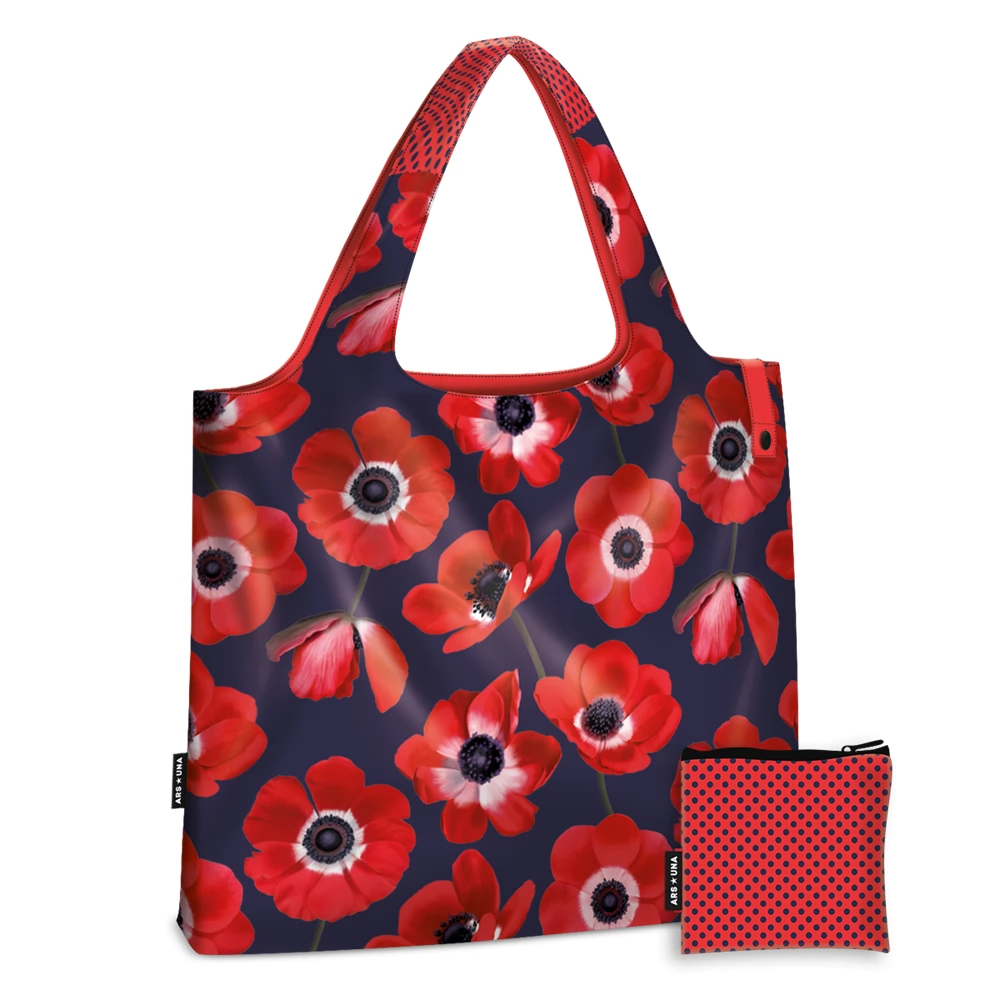 ARS UNA Anemones Dark 5352 22 L bevásárlótáska