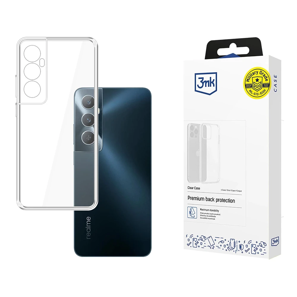 3MK Clear Case Realme C65 transparent