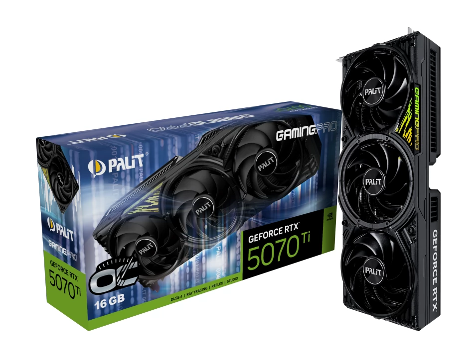 PALIT GamingPro V1 OC GeForce RTX 5070 Ti 16GB GDDR7 DLSS4