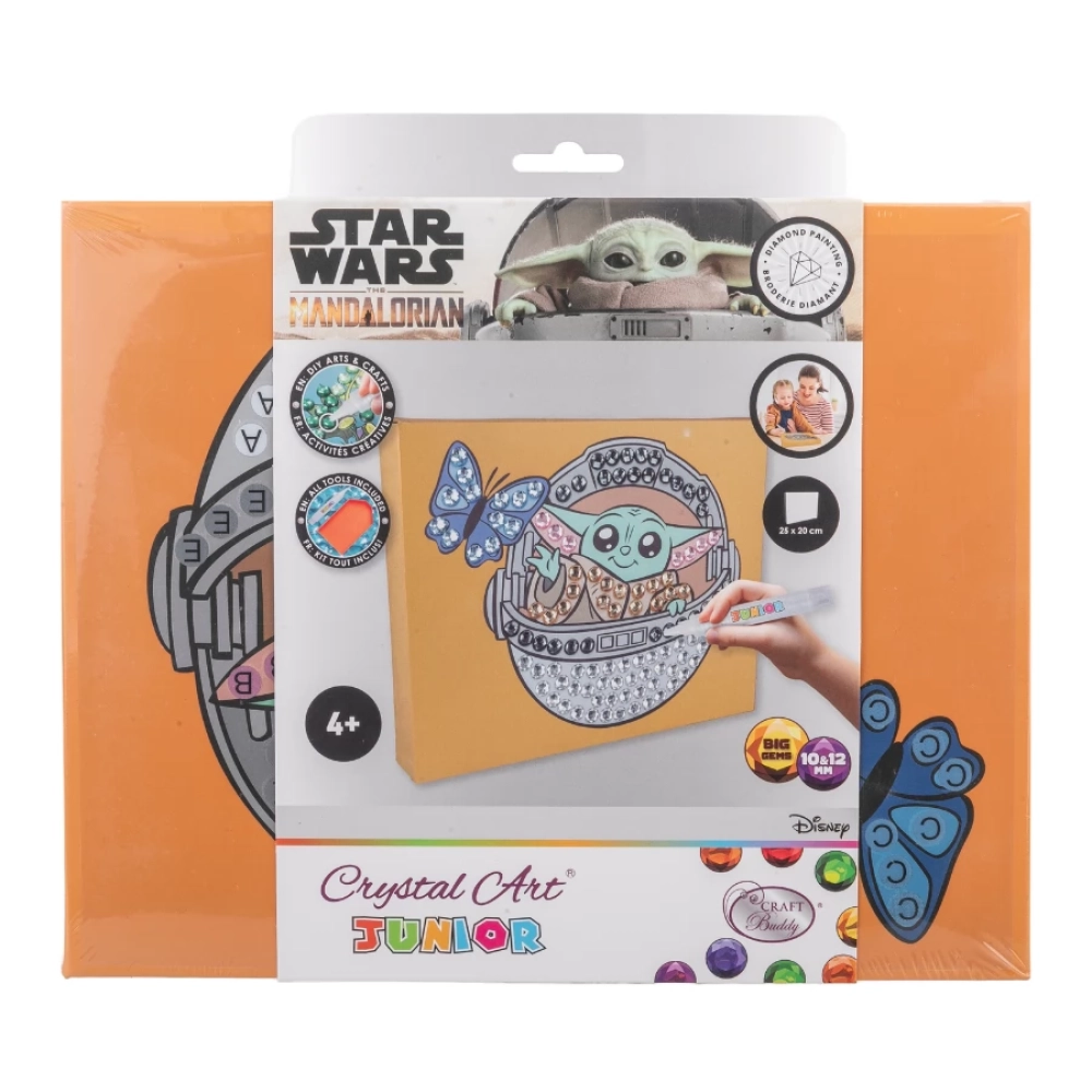 CRAFT BUDDY Gyémántszemes kirakó junior - Star Wars The Mandalorian Grogu