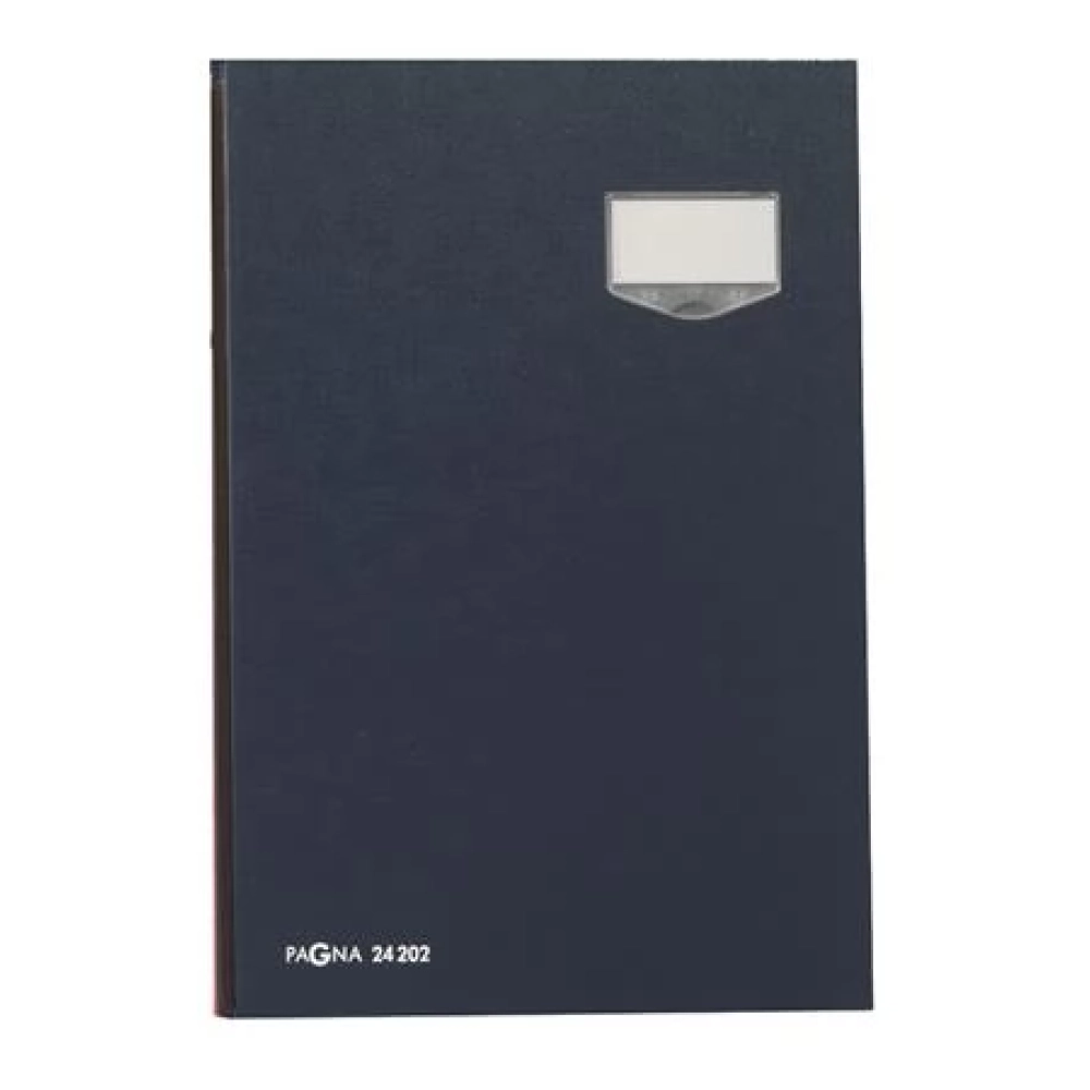 PAGNA Aláírókönyv A4 20 compartmental karton blue