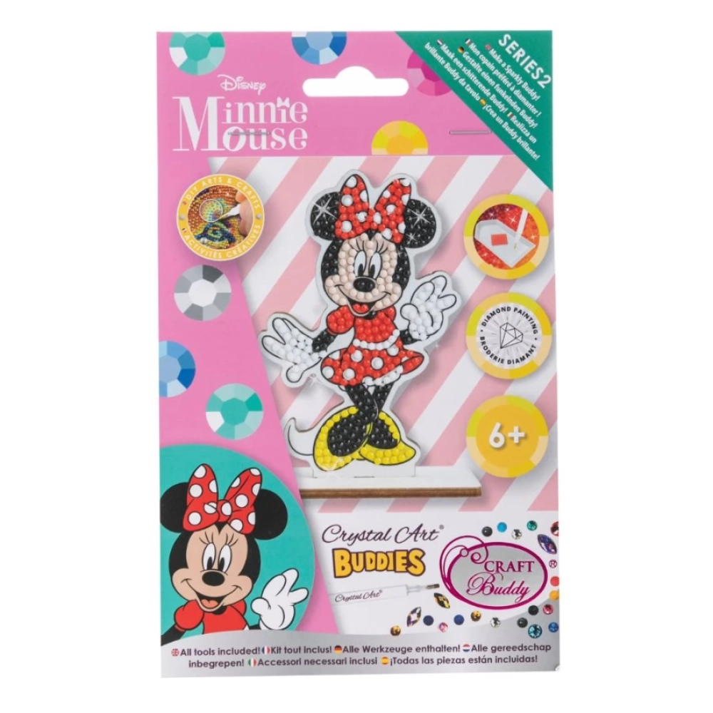CRAFT BUDDY Gyémántszemes kirakó - Disney Minnie egér