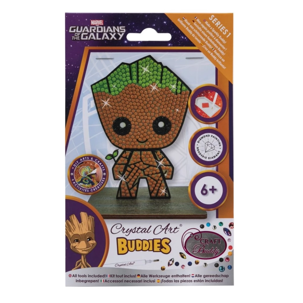 CRAFT BUDDY Gyémántszemes kirakó - Marvel A galaxis őrzői Groot