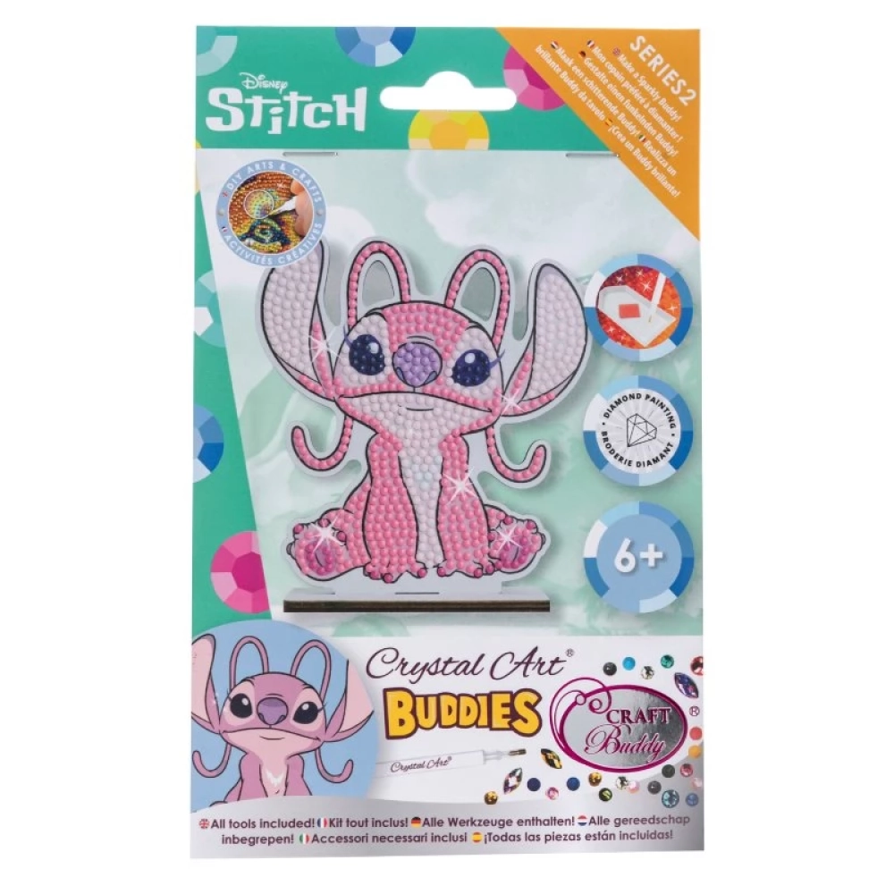 CRAFT BUDDY Gyémántszemes puzzle - Disney Stitch Angel