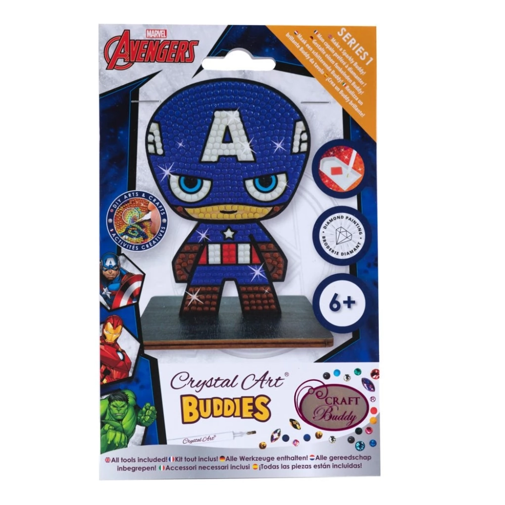CRAFT BUDDY Gyémántszemes puzzle - Marvel Amerika captain