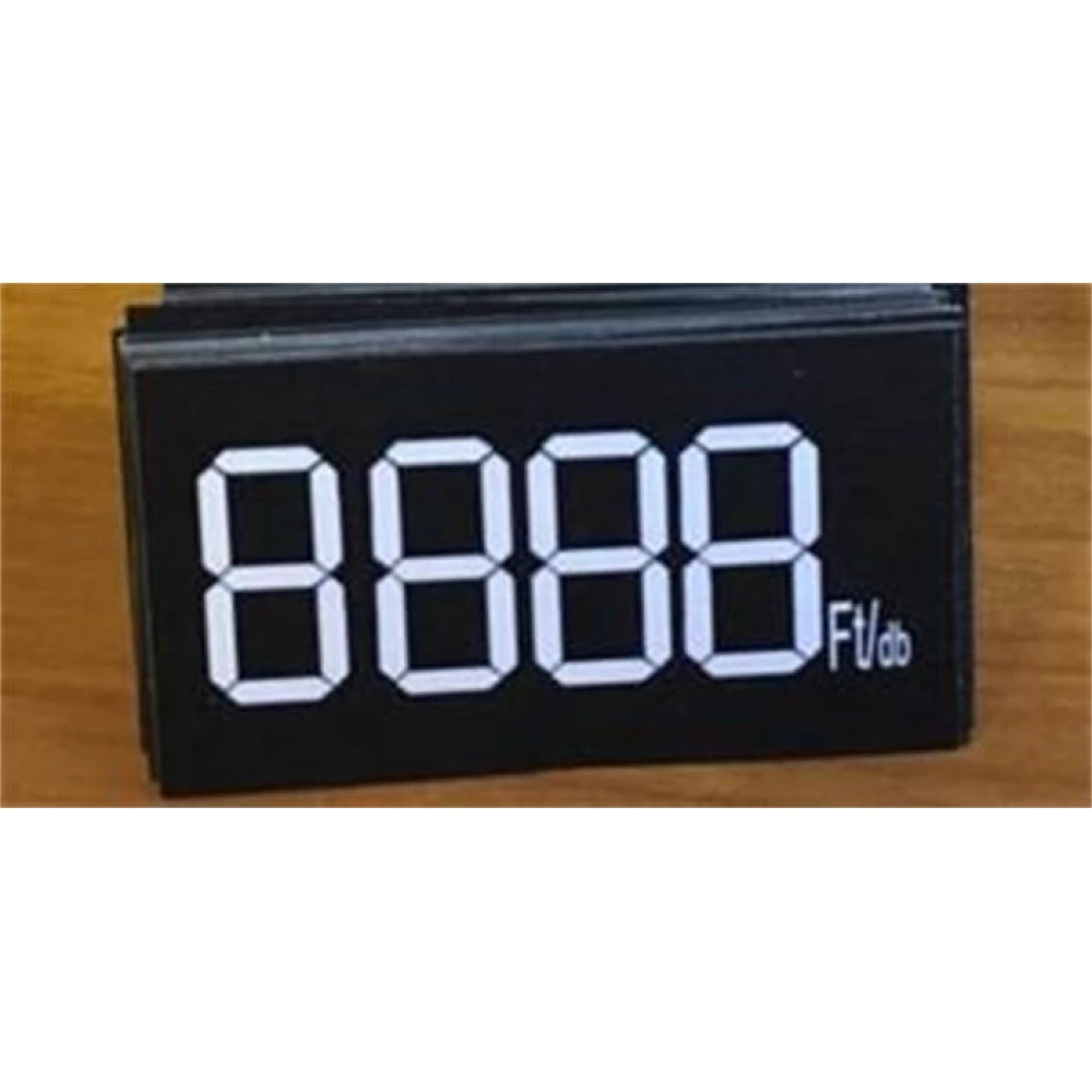 Papír árjelző digitális karakterekkel 30x55 mm fekete 200db