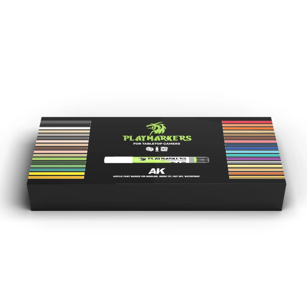 AK INTERACTIVE Playmarkers Special Box akril festék marker készlet 34 darabos