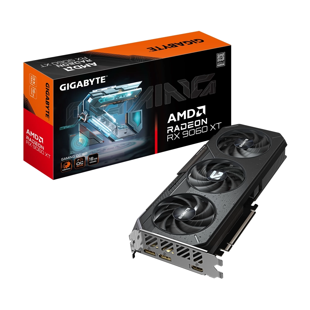GIGABYTE GV-R9060XTGAMING OC-16GD Radeon RX 9060 XT 16GB GDDR6 GAMING OC PCIE