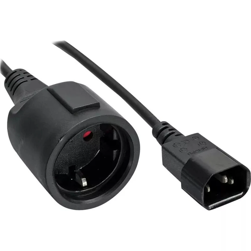 PREMIUMCORD 230V IEC Prehrana Crno 1m PPU1-03
