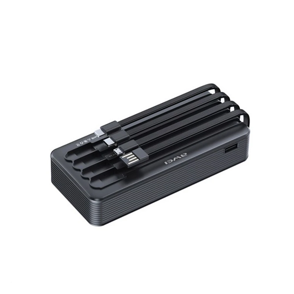 AWEI Vésztöltő Type-C outlet 20000mAh LED lighting + mounted 2x Type-C/microUSB/lightning