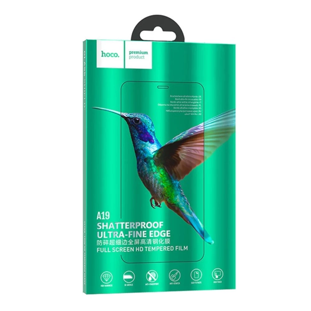 HOCO iPhone 12 Pro Max HOCO screen protector glass 3D 9H FEKETE