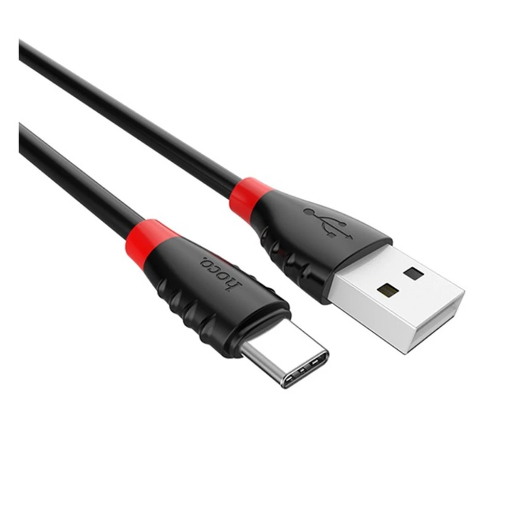 HOCO X27 data cable USB - Type-C protection FEKETE