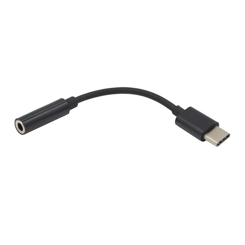 GIGAPACK audió adapter kábel 3.5mm jack aljzat - type-c fekete