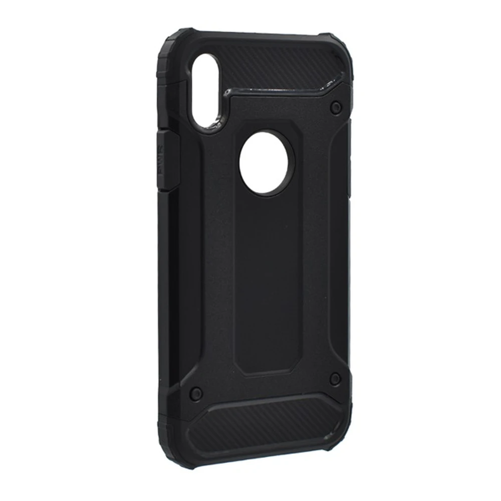 GIGAPACK iphone x /xs defender szilikon telefonvédő ütésállóság logó kivágás fekete