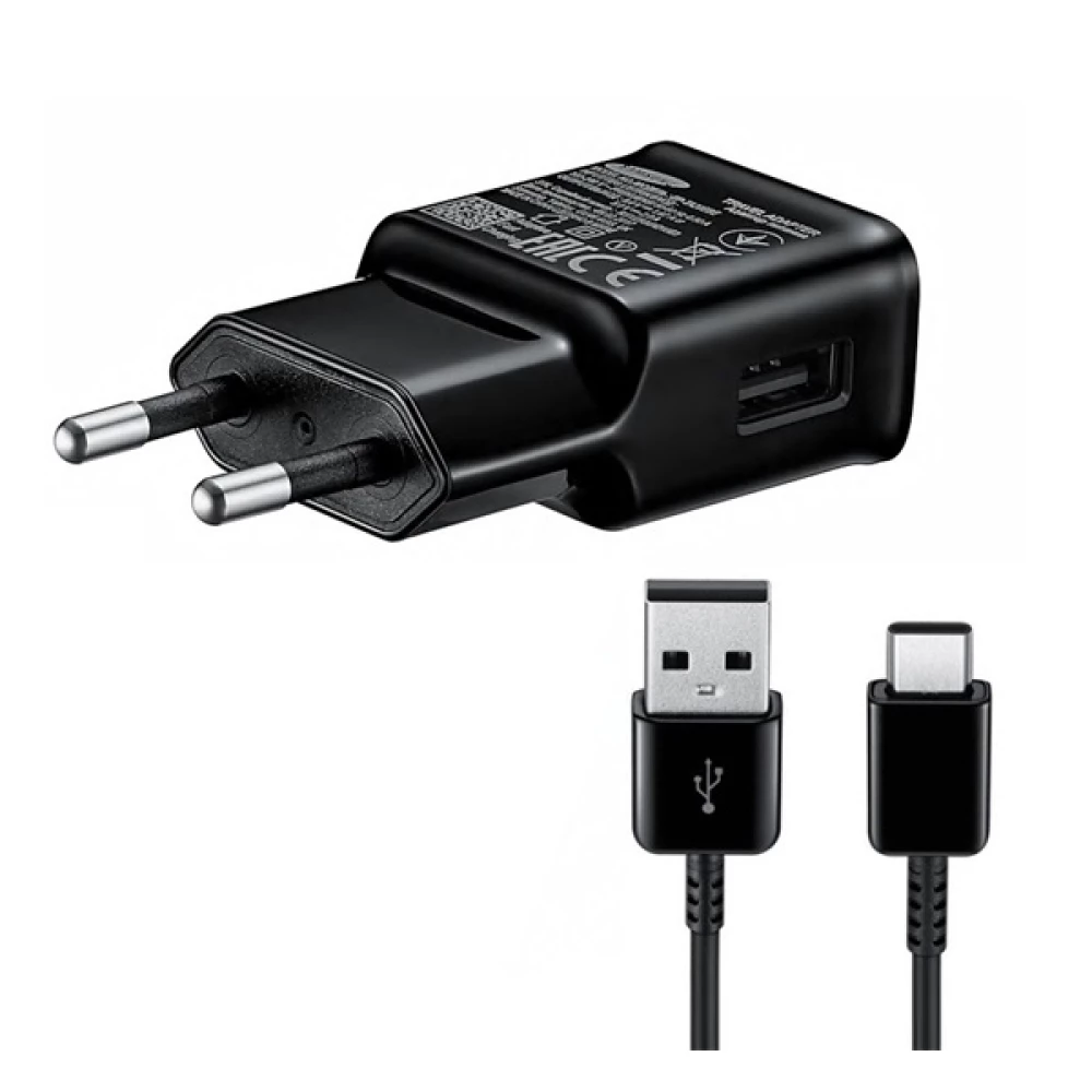 SAMSUNG Hálózati töltő USB aljzat 15W gyorstöltő + Type-C kábel OEM