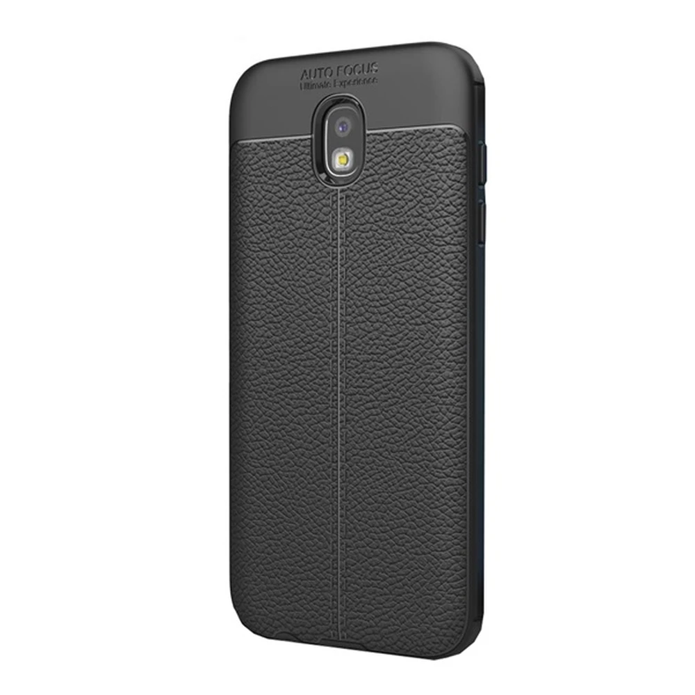 GIGAPACK samsung j3 (2017) Silizium telefonvédő ütésállóság Nähen pattern schwarz