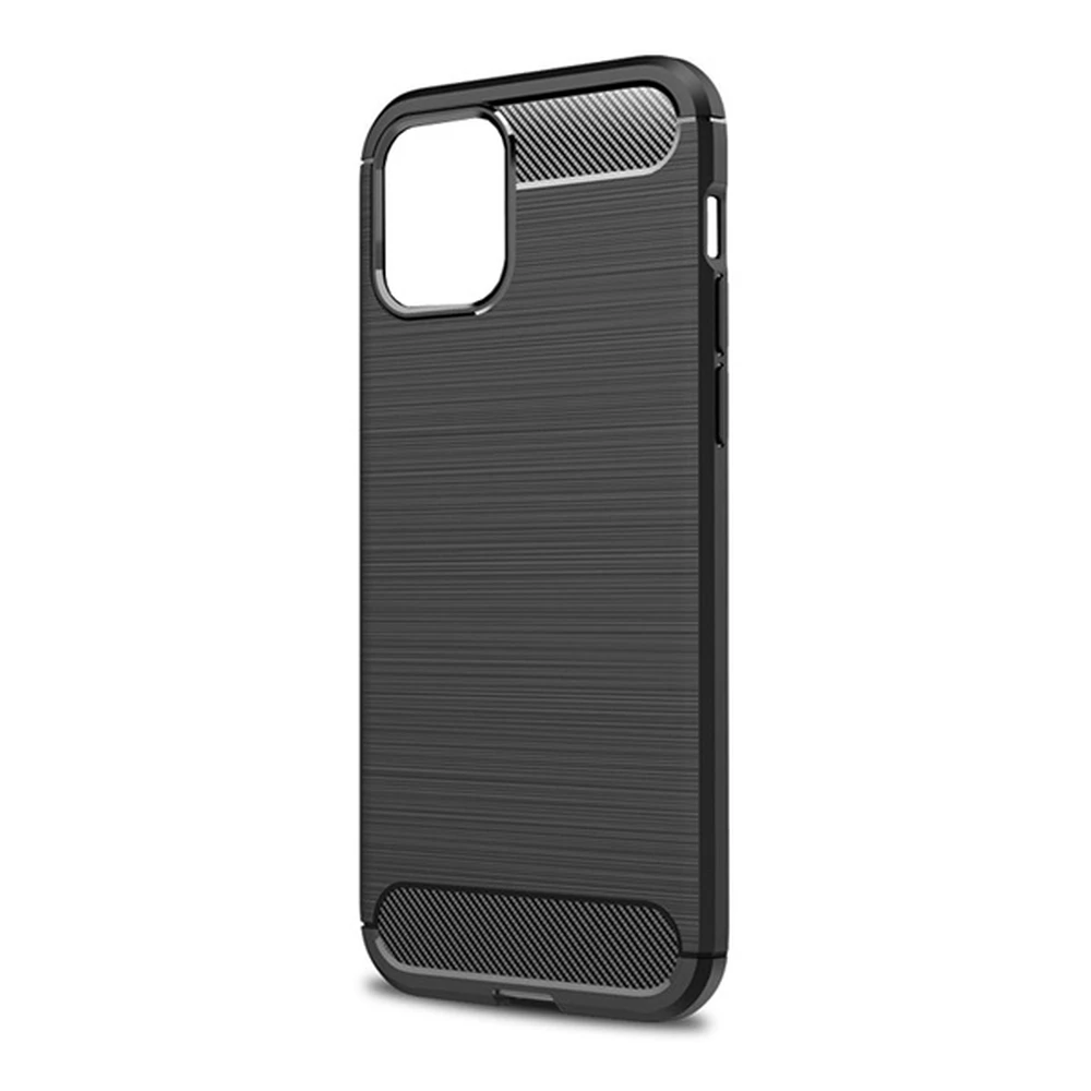 GIGAPACK iphone 12 mini silicone telefonvédő ütésállóság carbon pattern black