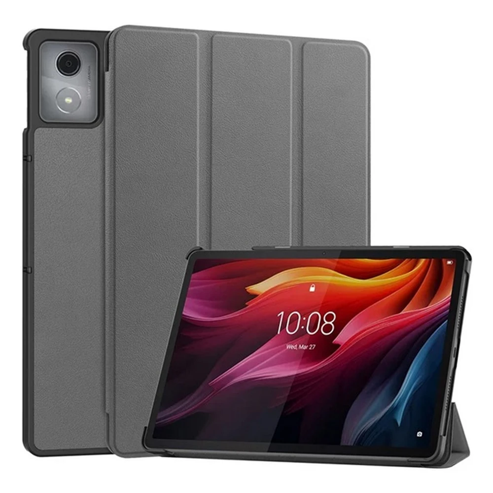 GIGAPACK lenovo tab k11 plus case standing Skin effect active flip desktop holder dark grey