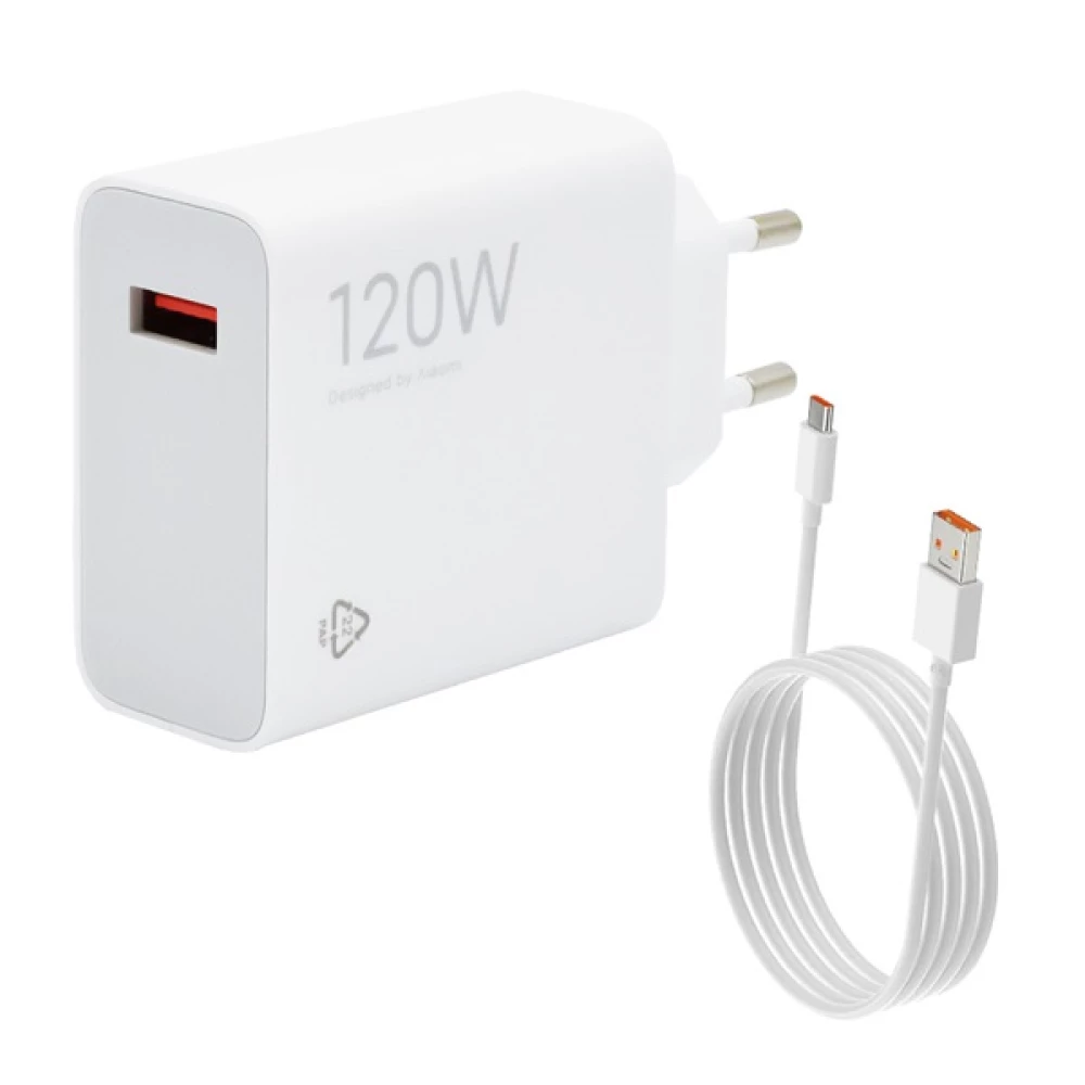 XIAOMI MDY-14-EE networking charger USB outlet 120W PD fast charger + Type-C cable white OEM
