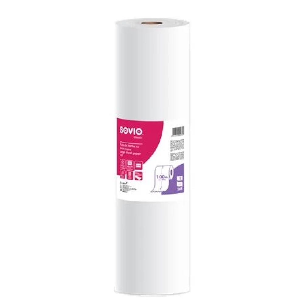SOVIO Vizsgálóasztal terítő 2 rétegű 59cm x 100m 264 lap
