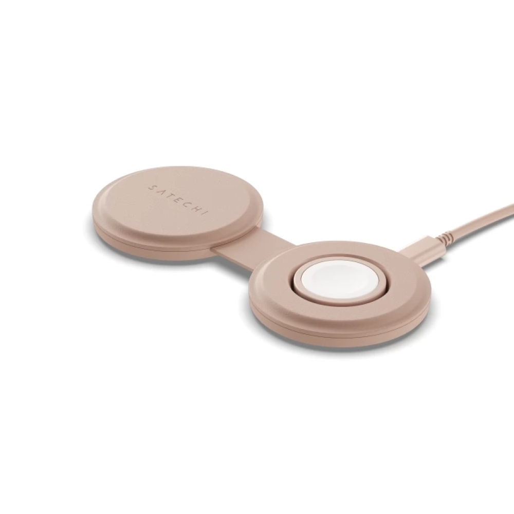 SATECHI OntheGo™ Qi2 2 az 1-ben cable without charging pad sivatagi pink