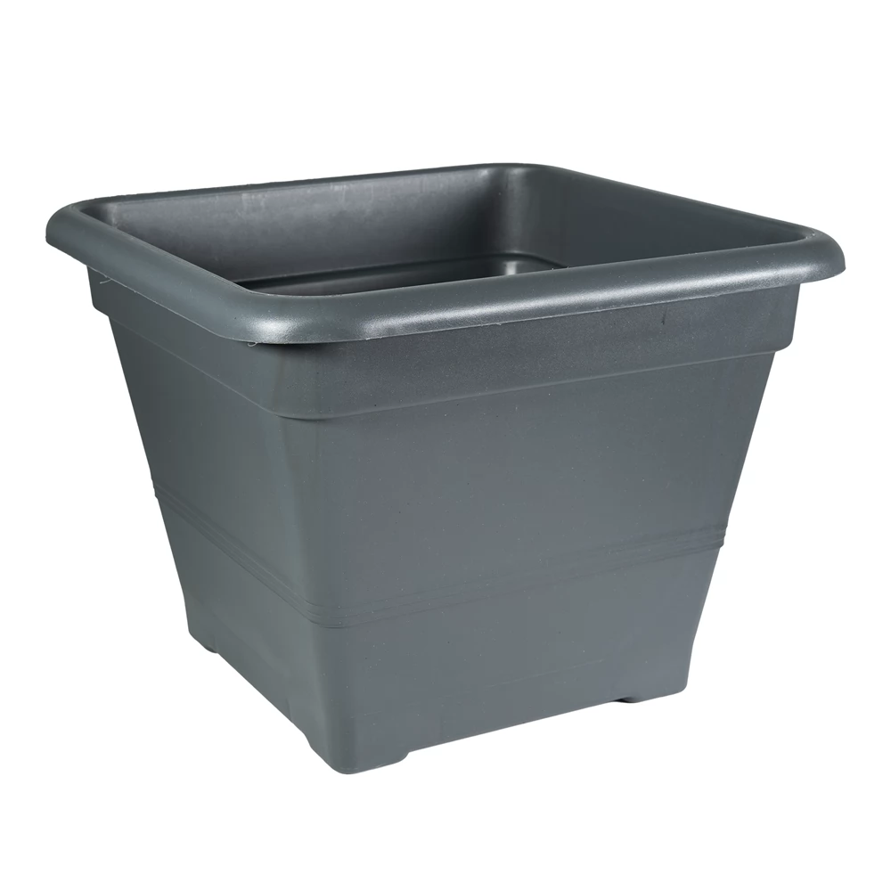 FLAIR Sydney eckig Blumentopf 15x15 cm antracit - iPonshop.de