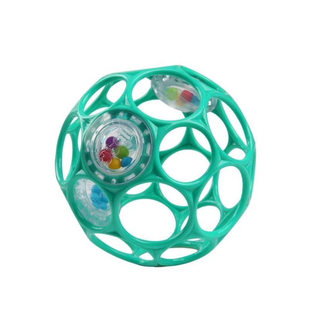 BRIGHT STARTS Oball Rattle csörgőlabda 10 cm turcoise