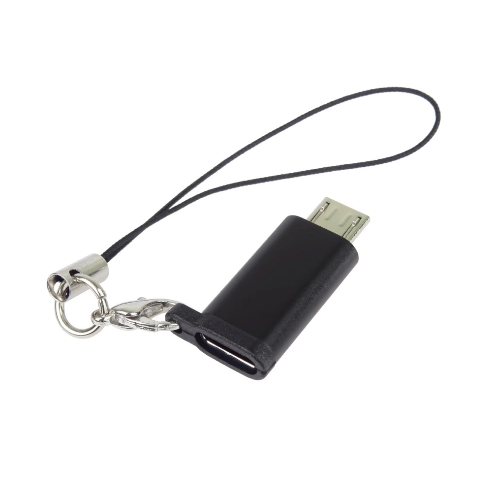 PREMIUMCORD USB 2.0 Type C Micro USB Converter Black 3cm kur31-29