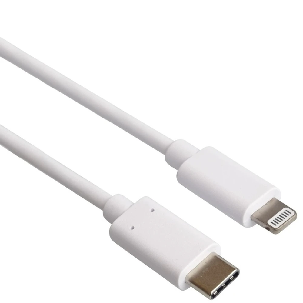 PREMIUMCORD USB 2.0 Type C Lightning Töltő/adat Fehér 50cm kipod52