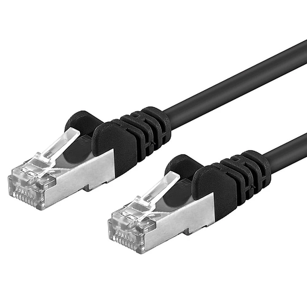 PREMIUMCORD UTP CAT6A Connector Black 1m sp6asftp010C