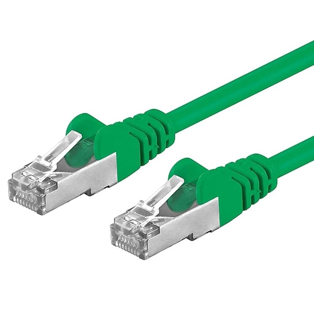PREMIUMCORD UTP CAT6A Connector Green 5m sp6asftp050G