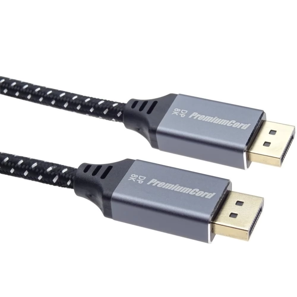 PREMIUMCORD DisplayPort 1.4 Connector Black 1m kport10-01