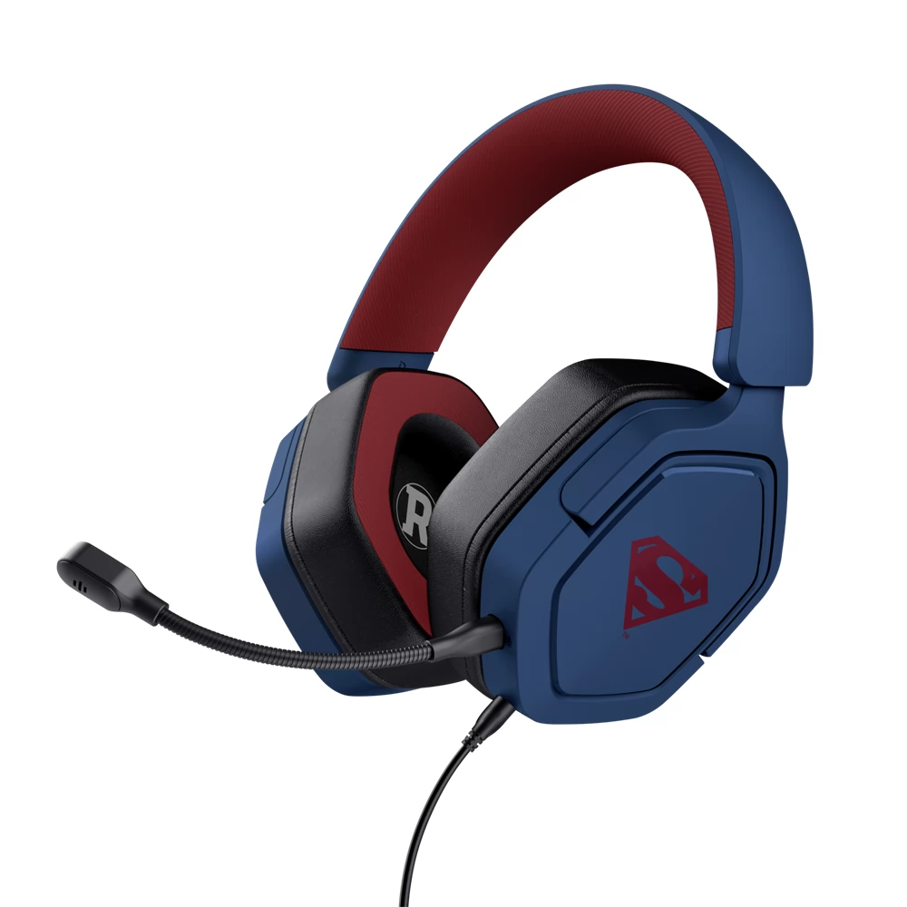 TRUST 25739 GXT492SM Carus Superman multiplatform vezetékes gamer headset