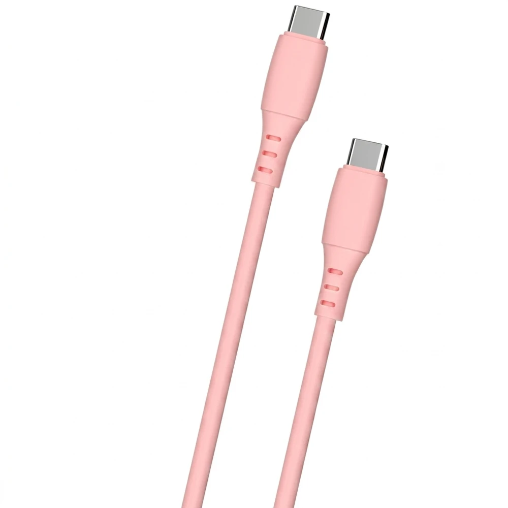 CELLECT USB 2.0 Type C Connector Pink 1m MDCU-SIL-TYPEC-P